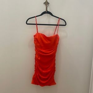 Nookie cooper minidress tangerine xs